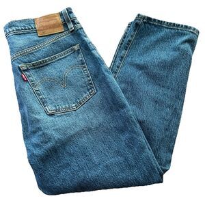 Levi's Premium 501 Denim Jeans Men's 30x26 Button Fly Straight Leg Big E EUC
